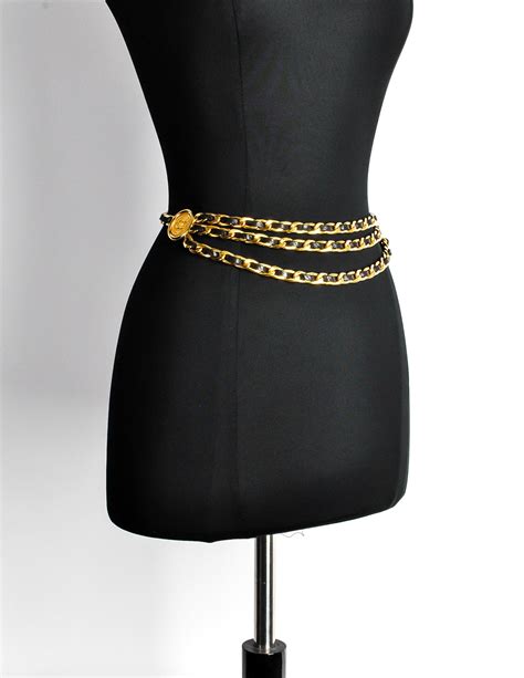 how to wear chanel chain belts